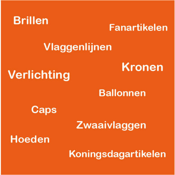 Oranje artikelen